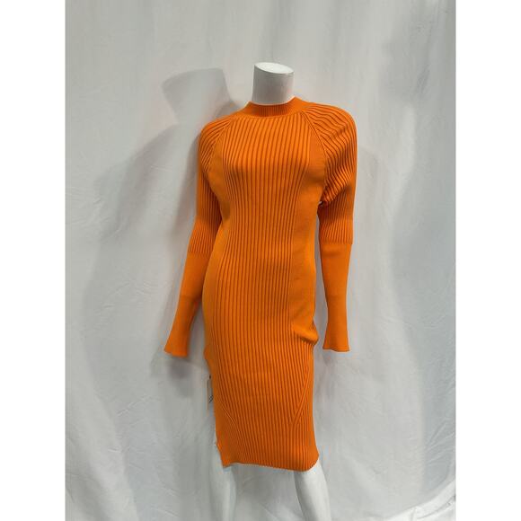 Jacquemus 'Pigolo' Orange Viscose Dress Size 44 - Picture 2 of 5